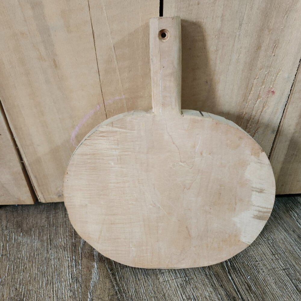 Vintage hand carved cutting board